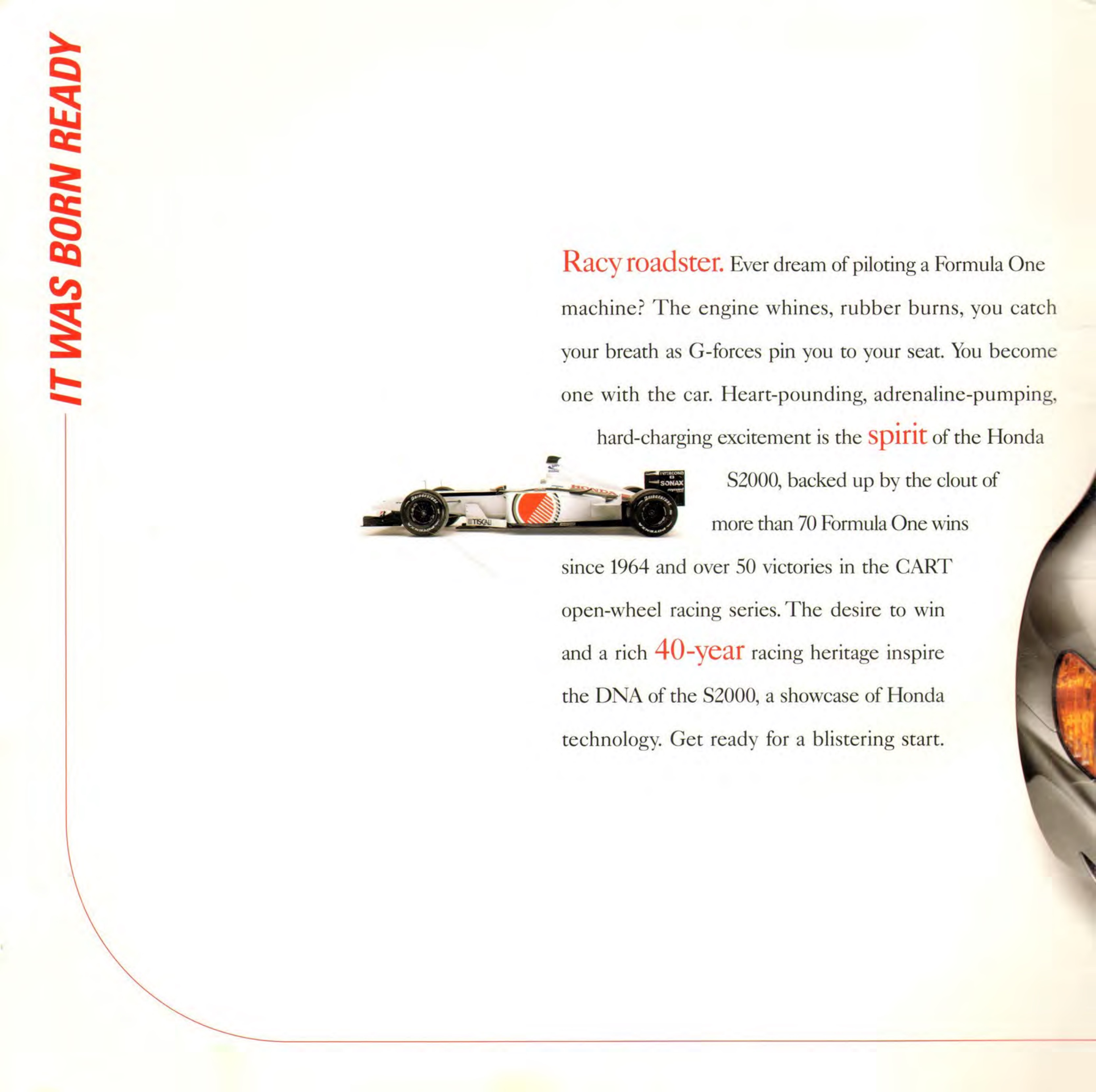 2003 Honda S2000 Brochure Page 10